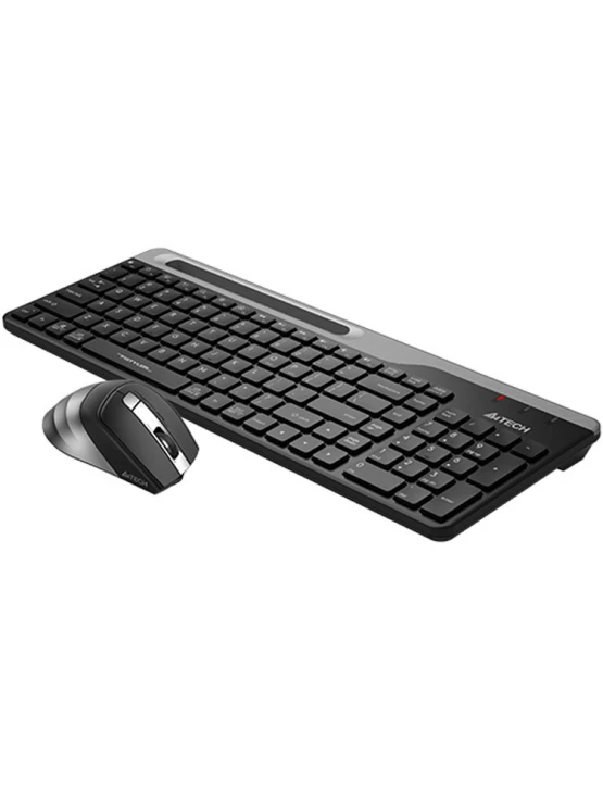 კლავიატურა-მაუსი: A4tech Fstyler FB2535C Wireless Combo Set EN/RU Smoky Grey
