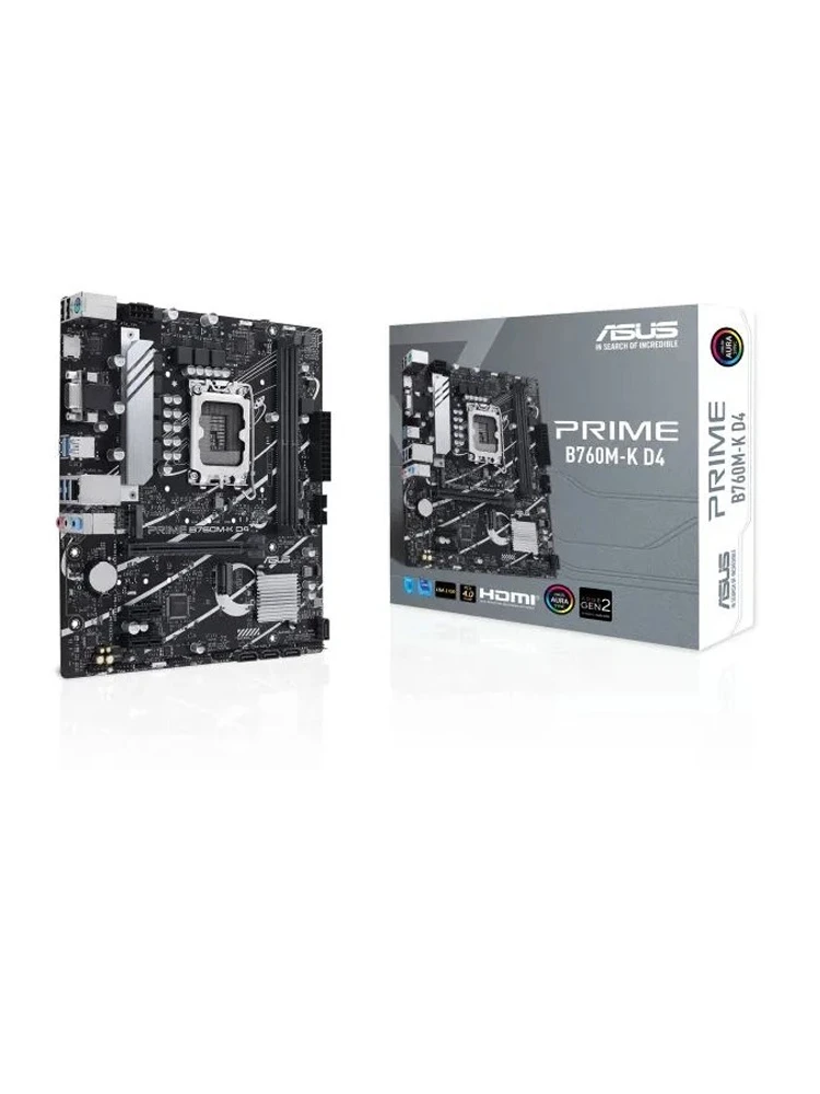 დედა დაფა: Asus PRIME B760M-K D4 2DDR4 LGA1700