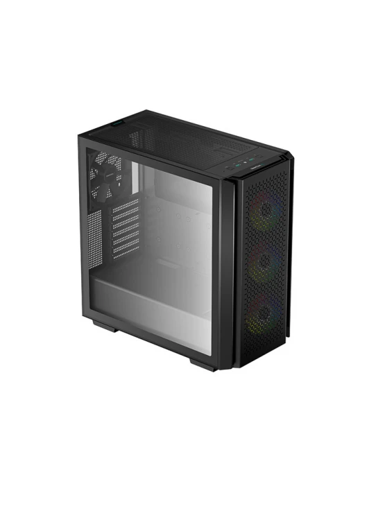 ქეისი: Deepcool CG560 3x120mm ARGB Fans 1x140mm Fan 2xUSB3.0 Mid Tower Black