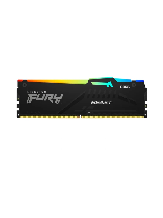 ოპერატიული მეხსიერება: Kingston Fury Beast RGB DDR5 16GB 5200MHz DIMM - KF552C36BBEA-16