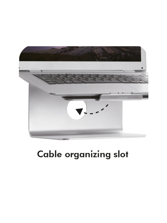ნოუთბუქის სადგამი: Logilink AA0104 Notebook stand aluminum 11"-17"