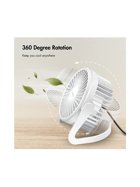 ვენტილატორი: Logilink UA0402 USB desk Fan 12.7cm 30dB White