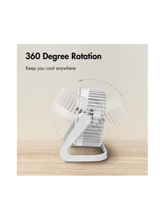 ვენტილატორი: Logilink UA0403 USB desk Fan 15.24cm 40dB White