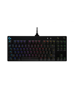 კლავიატურა: Logitech G PRO RGB Mechanical Keyboard US Black - 920-009392