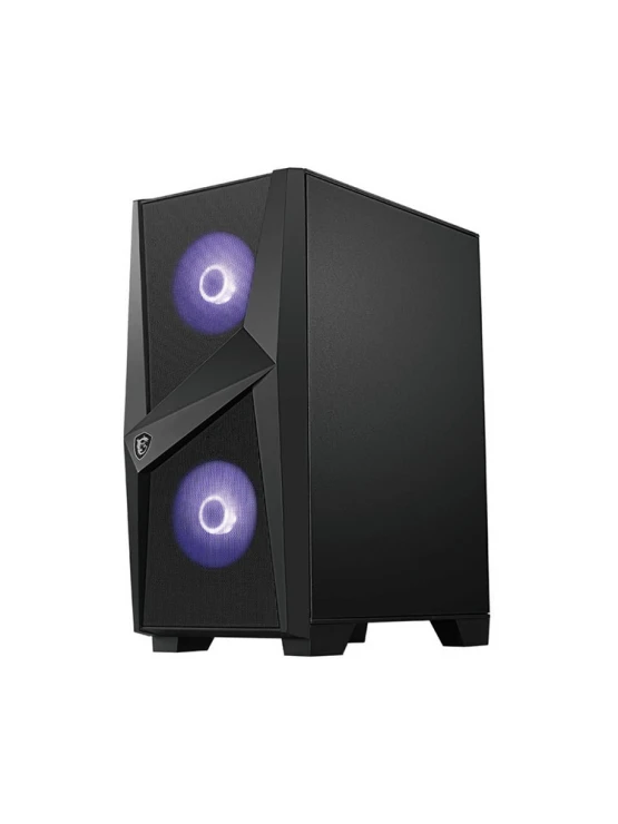 ქეისი: MSI MAG FORGE 100M 1x120mm/2x120mm RGB Fans Mid-Tower