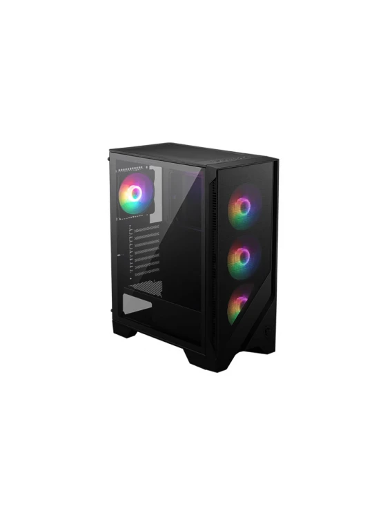 ქეისი: MSI MAG FORGE 120A AIRFLOW 6x120mm Auto-RGB Fans Mid Tower Black