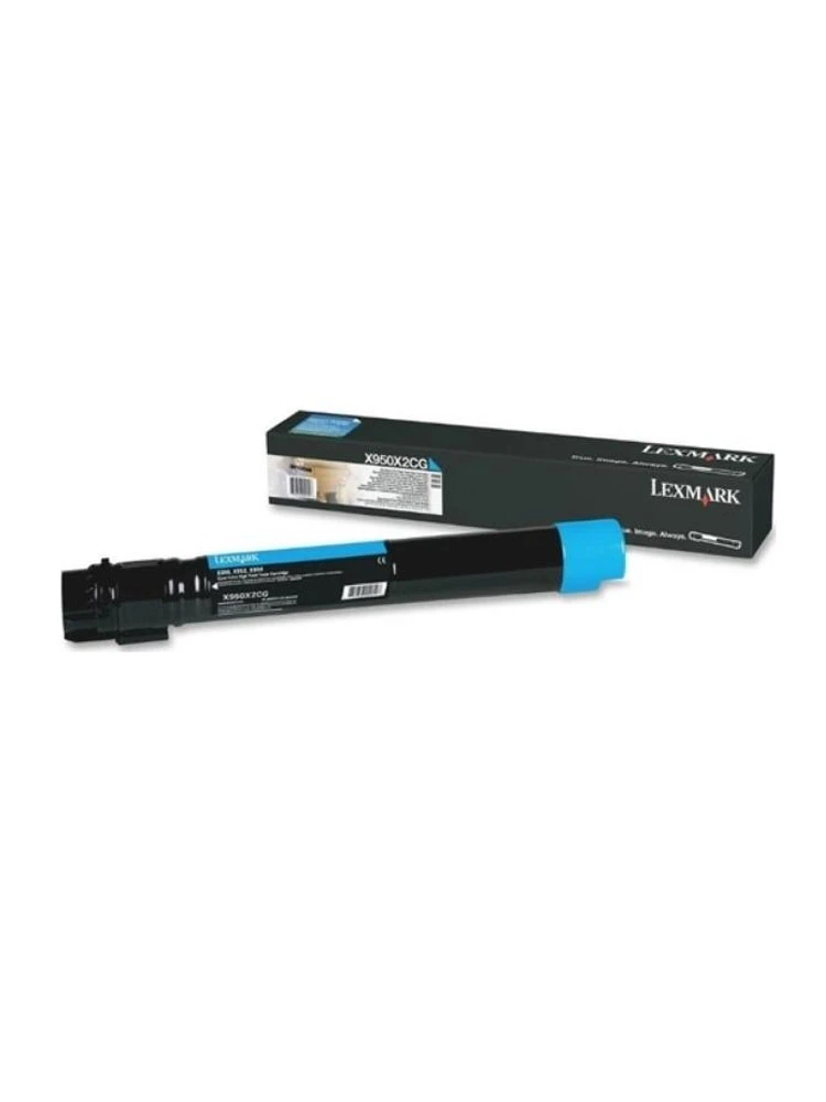 კარტრიჯი: Lexmark X950 X952 X954 Cyan Extra High Yield Toner Cartridge (24K) - X950X2CG