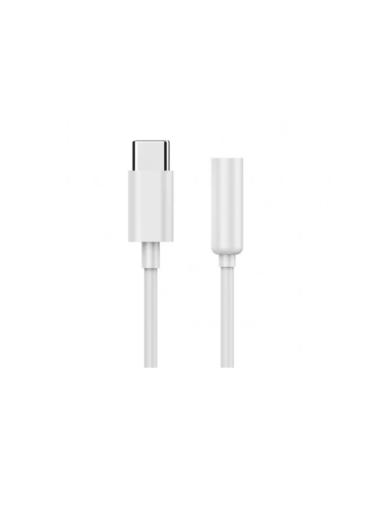 ადაპტერი: Gembird A-CM-3.5F-01 USB type-C plug to stereo 3.5 mm Audio Adapter Cable White