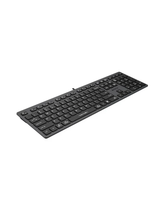 კლავიატურა: A4Tech Fstyler FX50 Scissor Switch Keyboard EN/RU layout Grey
