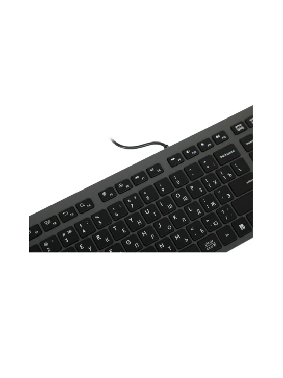 კლავიატურა: A4Tech Fstyler FX50 Scissor Switch Keyboard EN/RU layout Grey