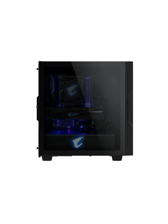 ქეისი: Gigabyte AORUS C300 GLASS 2x120mm Fans Mid Tower Black