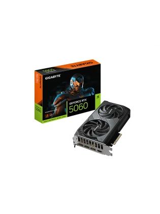 ვიდეო დაფა: Gigabyte GeForce RTX5060 WINDFORCE OC 8GB 128-Bit GDDR7 - GV-N5060WF2OC-8GD