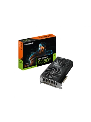 ვიდეო დაფა: Gigabyte GeForce RTX5060 Ti Windforce OC 8GB 128-Bit GDDR7 - GV-N506TWF2OC-8GD
