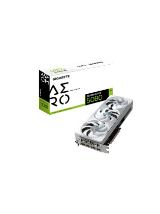 ვიდეო დაფა: Gigabyte GeForce RTX5080 AERO OC SFF 16GB 256-Bit GDDR7 - GV-N5080AERO OC-16GD
