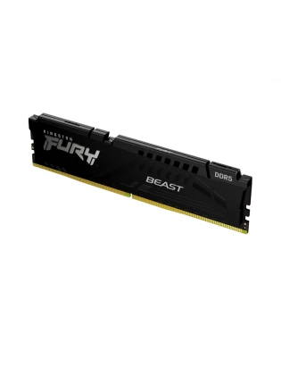 ოპერატიული მეხსიერება: Kingston FURY Beast Black XMP DDR5 16GB 6400MHz DIMM - KF564C32BB-16