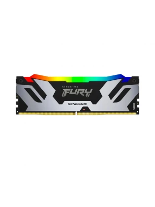 ოპერატიული მეხსიერება: Kingston FURY Renegade Silver/Black RGB XMP DDR5 16GB 6800MHz DIMM - KF568C36RSA-16