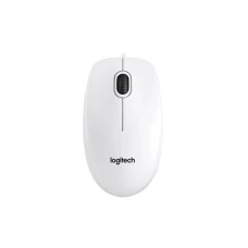 მაუსი: Logitech B100 Optical USB Mouse White - 910-003360