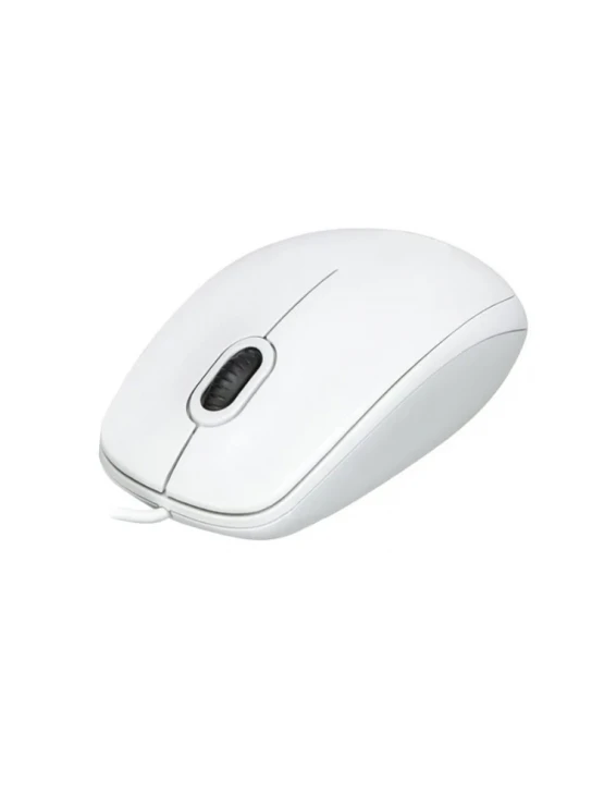 მაუსი: Logitech B100 Optical USB Mouse White - 910-003360