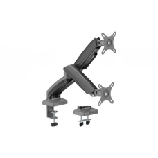მონიტორის საკიდი: Vertex VX-2MA-01G Elegance Dual Screen Mechanical Spring Monitor Arm 17"-32"