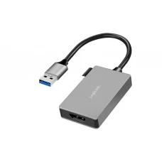 ადაპტერი: Logilink UA0233A USB 3.0 adapter USB-A/M to HDMI-A/F 1080p grey 0.15 m