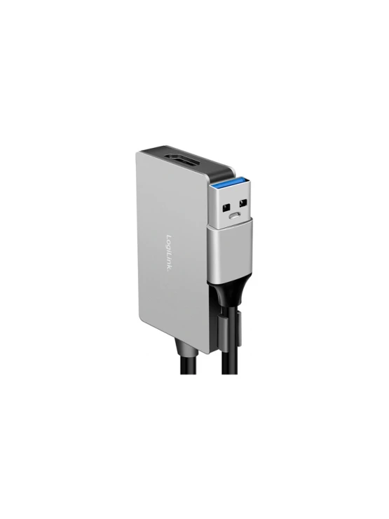 ადაპტერი: Logilink UA0233A USB 3.0 adapter USB-A/M to HDMI-A/F 1080p grey 0.15 m