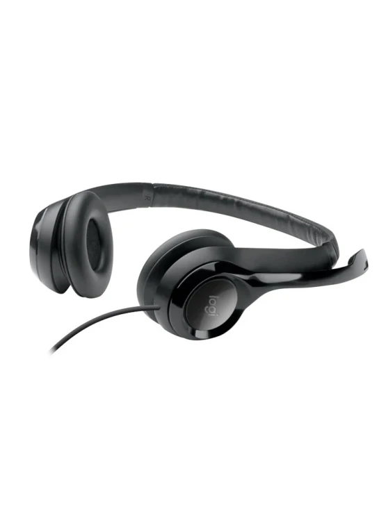 ყურსასმენი: Logitech H390 Computer Headset USB Black - 981-000406