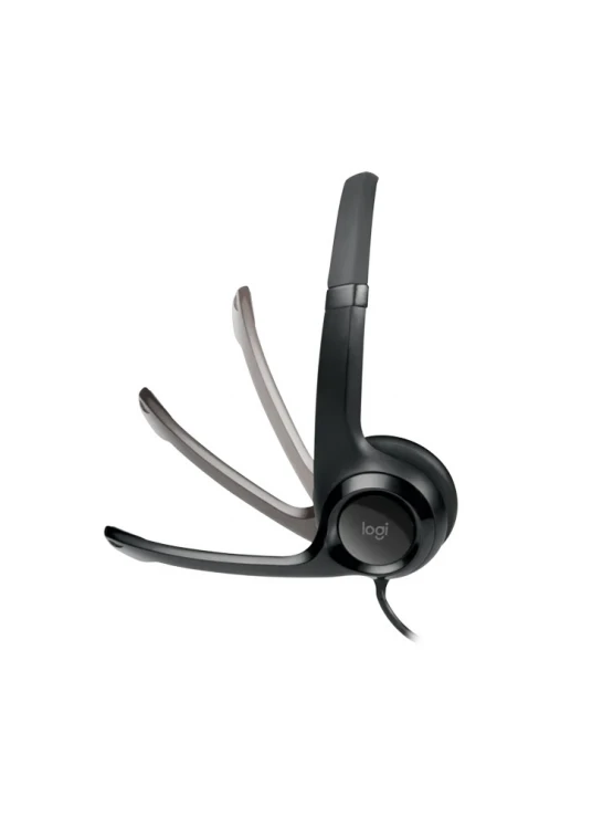 ყურსასმენი: Logitech H390 Computer Headset USB Black - 981-000406