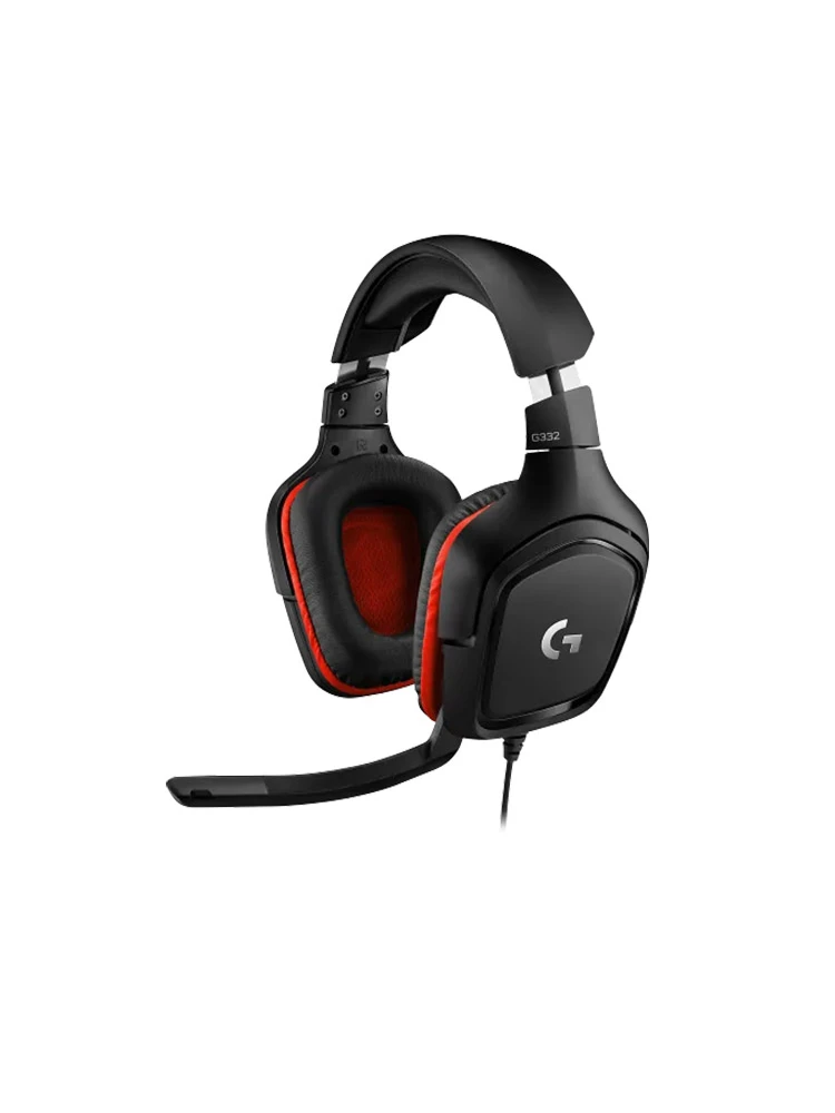 ყურსასმენი: Logitech G332 Stereo Gaming Headset Black/Red - 981-000757