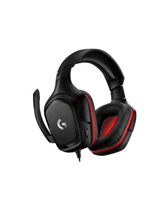 ყურსასმენი: Logitech G332 Stereo Gaming Headset Black/Red - 981-000757