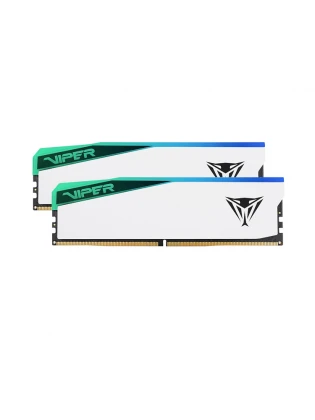 ოპერატიული მეხსიერება: Patriot Viper Elite 5 RGB DDR5 48GB 6400MHz DUAL KIT UDIMM XMP - PVER548G64C32KW