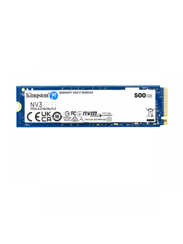 მყარი დისკი: Kingston NV3 500GB SSD M.2 PCIe 4.0 NVMe - SNV3S/500G