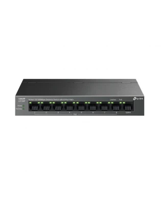 სვიჩი: TP-Link LS109P 9-Port 10/100Mbps Desktop Switch with 8-Port PoE+