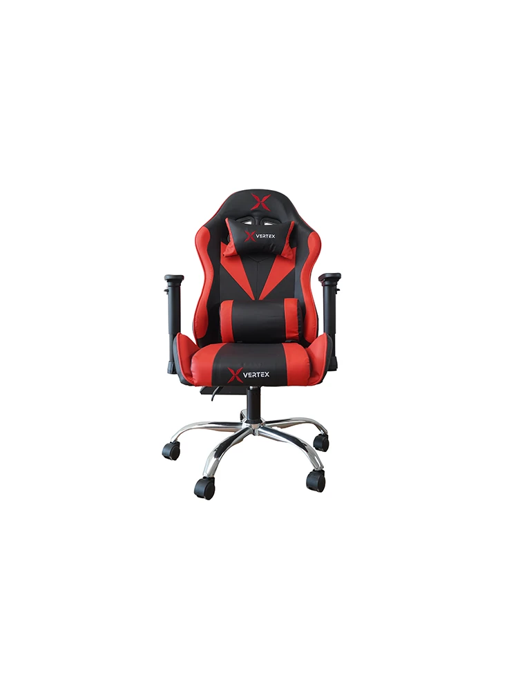 გეიმერული სავარძელი: Vertex Gemu Gaming Chair Black & Red PVC