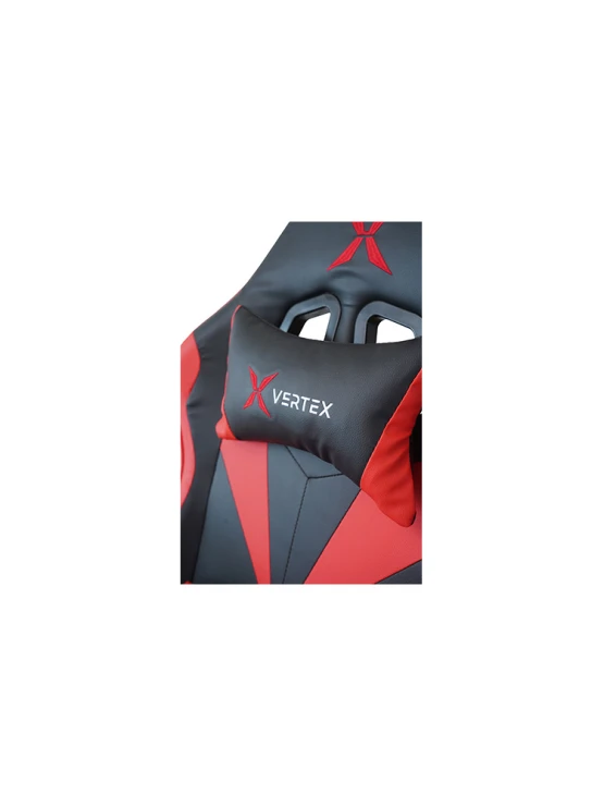 გეიმერული სავარძელი: Vertex Gemu Gaming Chair Black & Red PVC