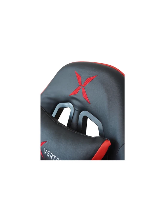 გეიმერული სავარძელი: Vertex Gemu Gaming Chair Black & Red PVC