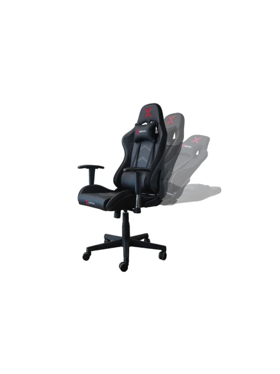 გეიმერული სავარძელი: Vertex Illidan Gaming Chair RGB Black PU