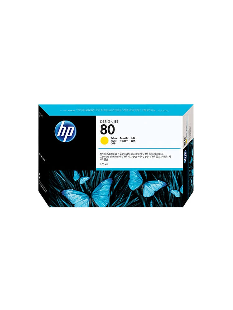 კარტრიჯი: HP 80 Yellow Original DesignJet Ink Cartridge 175ml - C4873A