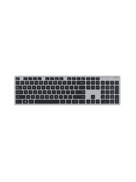 კლავიატურა-მაუსი: Asus W5000 Wireless Keyboard & Mouse Grey - 90XB0430-BKM250