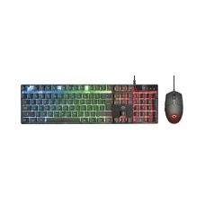 კლავიატურა-მაუსი: Trust GXT 838 Azor Keyboard and Mouse Set Black - 23289