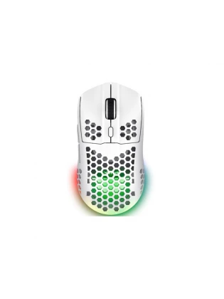 მაუსი: Trust GXT 929W Helox Ultra-lightweight Wireless Gaming Mouse White - 25390