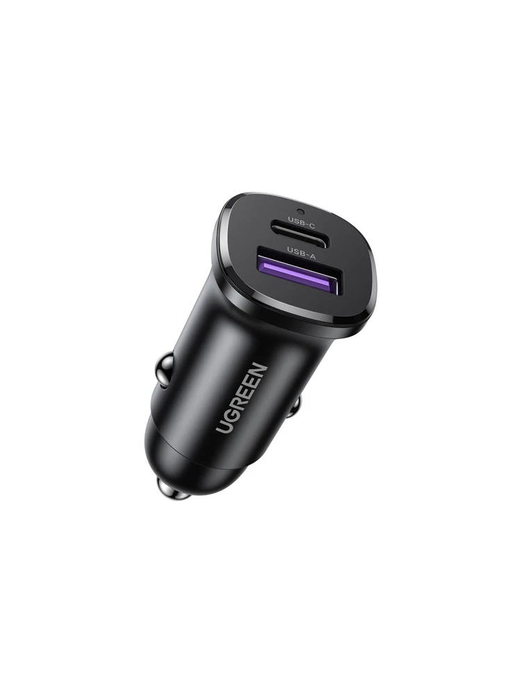 მანქანის დამტენი: UGREEN EC305 30W USB-C Car Charger Black - 25845