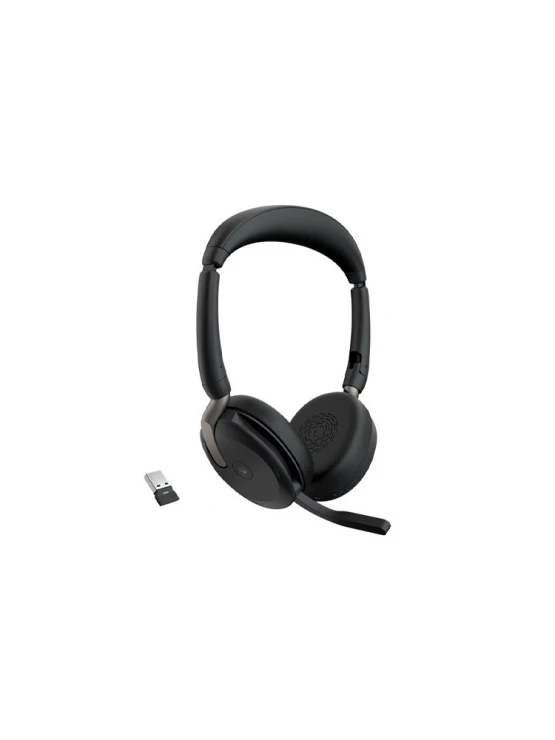 ყურსასმენი: Jabra Evolve2 65 Flex Link380a MS Stereo Black - 26699-999-999