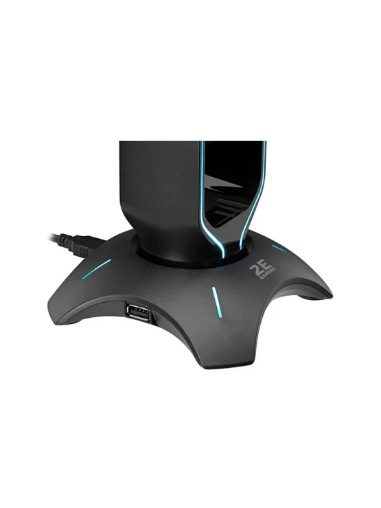 ყურსასმენის სადგამი: 2E GAMING HEADSET STAND GST310 RGB USB - 2E-GST310UB