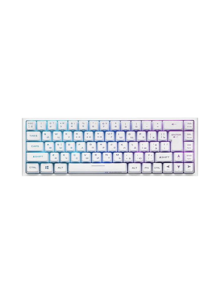კლავიატურა: 2E KG360 RGB Gaming Wireless Keyboard White - 2E-KG360UWT