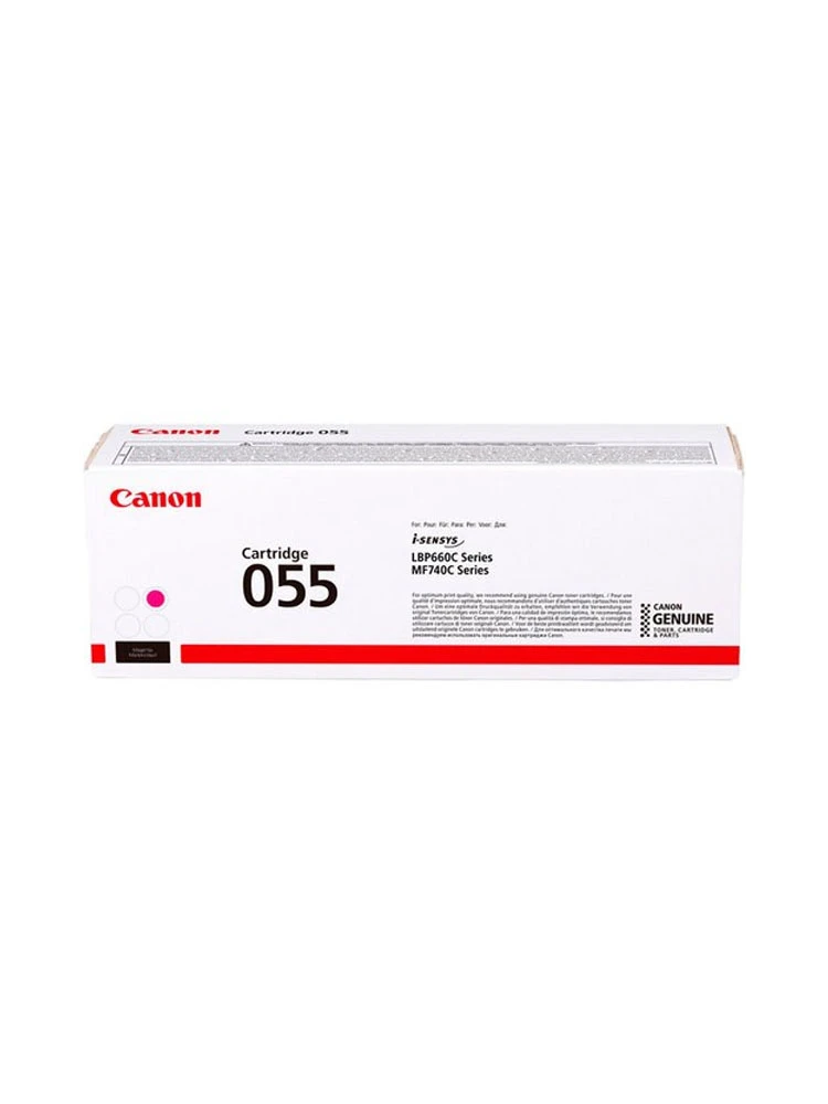 ტონერი: Canon CRG 055 Original Toner Cartridge Magenta - 3014C002AA
