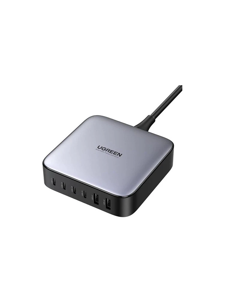 დამტენი: UGREEN CD271 200W 4xUSB-C 2xUSB Space Gray - 40914