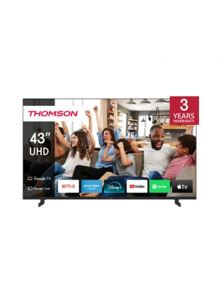ტელევიზორი: Thomson 43UG4S14 43" 4K UHD Smart TV HDR 10 Wi-Fi Black