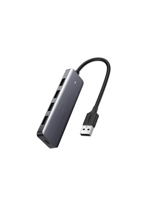 USB ჰაბი: UGREEN CM219 UGREEN USB 3.0 4 Ports USB Hub Gray