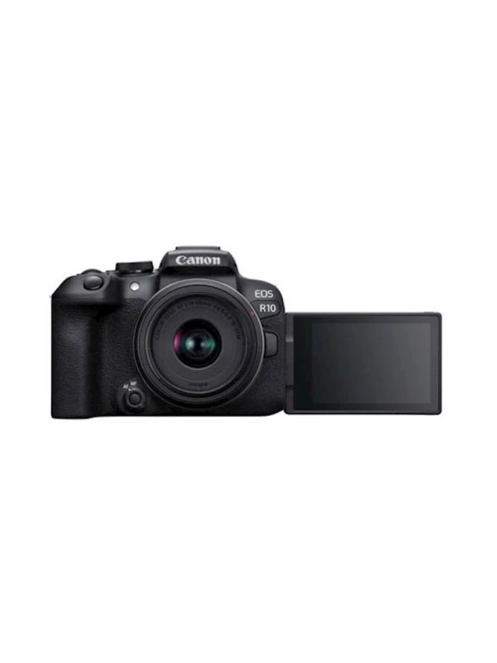 ფოტოაპარატი: Canon EOS R10 RF-S 18-45 IS STM Black - 5331C047AA