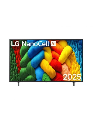 ტელევიზორი: LG 55NANO80A6B.AMCN 55" 4K UHD Smart TV HDR 10 Wi-Fi Black